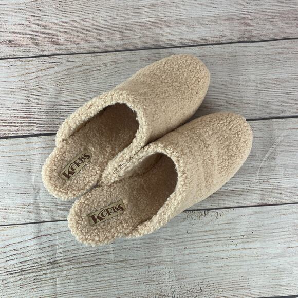 Korks Teddy Womens Sz 10M Mules Natural Tan - Picture 8 of 11